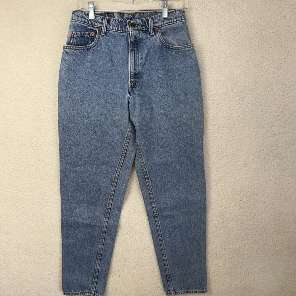 Vintage 90s Levis 550 Relaxed Fit Tapered Leg‎ Jeans Womens Size 11 Denim 29x29